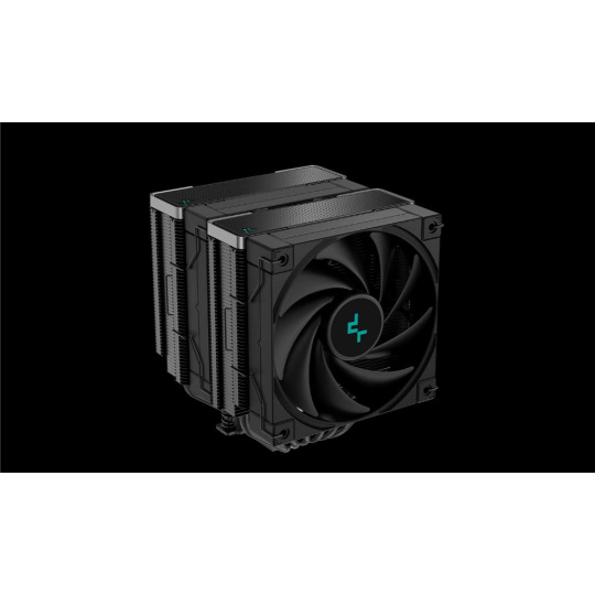 DEEPCOOL CPU Chladič AK620 ZERO DARK, 2x120mm, LGA1851, AM5, černá DEEPCOOL CPU Chladič AK620 ZERO DARK, 2x120mm, LGA1851, AM5, černá