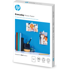 HP Everyday Glossy Photo Paper-100 sht/10 x 15 cm, 200 g/m2, CR757A