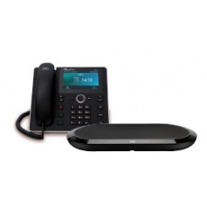 AudioCodes IP konferenční telefon UC-HRS-458 s externím reproduktorem, napájecí zdroj