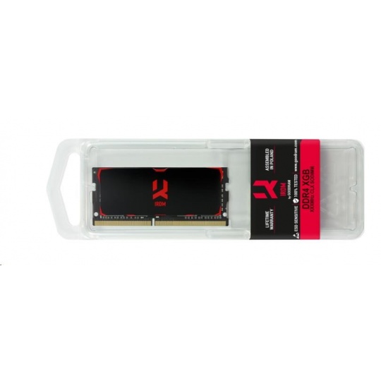 GOODRAM SODIMM DDR4 4GB 2400MHz CL15 SR IRDM, black