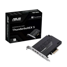 ASUS rozšiřující karta ThunderboltEX 5, PCIe 4.0x4, 2xThunderbolt 5, 3x Mini-DP