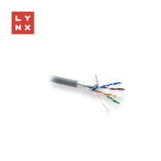 LYNX FTP kabel, Cat6, LSZH, celoměděný, vnitřní, šedý, box 305m LYNX FTP kabel, Cat6, LSZH, celoměděný, vnitřní, šedý, box 305m