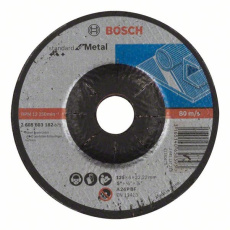 BOSCH hrubovací kotouč profilovaný Standard for Metal, A 24 P BF, 125 mm, 22,23 mm, 6,0 mm