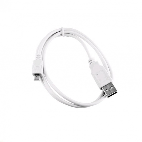 C-TECH kabel USB 2.0 AM/Micro, 2m, bílý