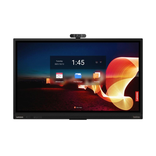 LENOVO LCD T65 - 65”,IPS,matný,16:9,3840x2160,Touch,60Hz,8ms,400cd/m2,1200:1,HDMI,DP,USB-C,ThB,RJ45,USBHub,VESA