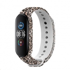 RhinoTech řemínek pro Xiaomi Mi Band 5 motiv gepard RhinoTech řemínek pro Xiaomi Mi Band 5 motiv gepard