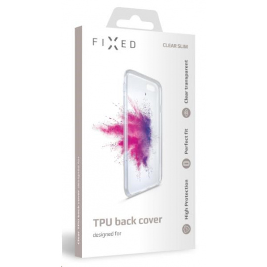 FIXED gelový zadní kryt pro Apple iPhone 7/8/SE (2020/2022), čirá