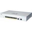 Cisco switch CBS220-8P-E-2G (8xGbE,2xSFP,8xPoE+,65W,fanless)