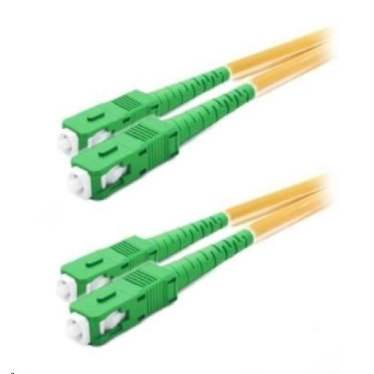 XtendLan duplexní patch kabel SM 9/125, OS2, SC(APC)-SC(APC), LS0H, 2m