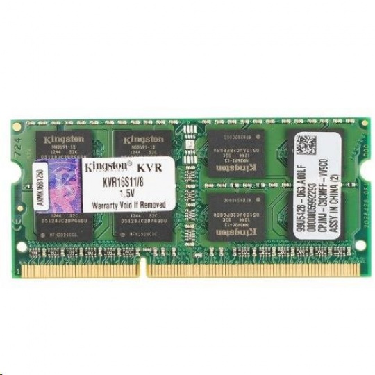 SODIMM DDR3 8GB 1600MHz CL11, KINGSTON ValueRAM