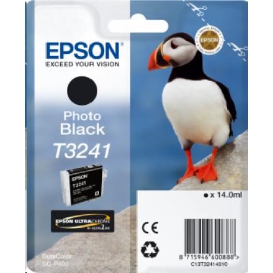 EPSON ink čer T3241 "Puffin" Photo Black pro SC-P400