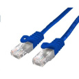 C-TECH kabel patchcord Cat6, UTP, modrý, 3m