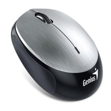 BAZAR - GENIUS myš NX-9000BT/ Bluetooth 4.0/ 1200 dpi/ bezdrátová/ dobíjecí baterie/ stříbrná - Rozbaleno (Komplet)