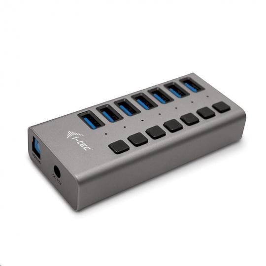 iTec USB 3.0 nabíjecí HUB 7port + Power Adapter 36 W