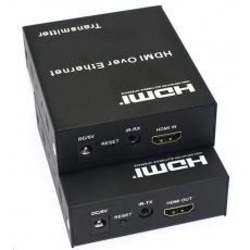 PREMIUMCORD HDMI extender na 120m, over IP, jeden vysílač na více přijímačů PREMIUMCORD HDMI extender na 120m, over IP, jeden vysílač na více přijímačů