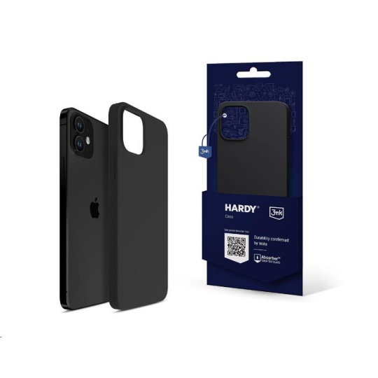 3mk ochranný kryt Hardy Silicone MagCase pro Apple iPhone 12, Graphite