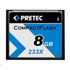 PRETEC CompactFlash Cheetah 233X card 8GB PRETEC CompactFlash Cheetah 233X card 8GB
