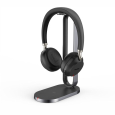 Yealink BH72 Bluetooth černá náhlavní soupravou na obě uši se stojanem USB-A