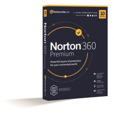 NORTON 360 PREMIUM 75GB +VPN 1 uživatel pro 10 zařízení na 1 rok BOX NORTON 360 PREMIUM 75GB +VPN 1 uživatel pro 10 zařízení na 1 rok BOX