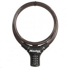 Master Lock Ocelové kombinační lanko na kolo 8229EURDPRO - 0,9m Master Lock Ocelové kombinační lanko na kolo 8229EURDPRO - 0,9m