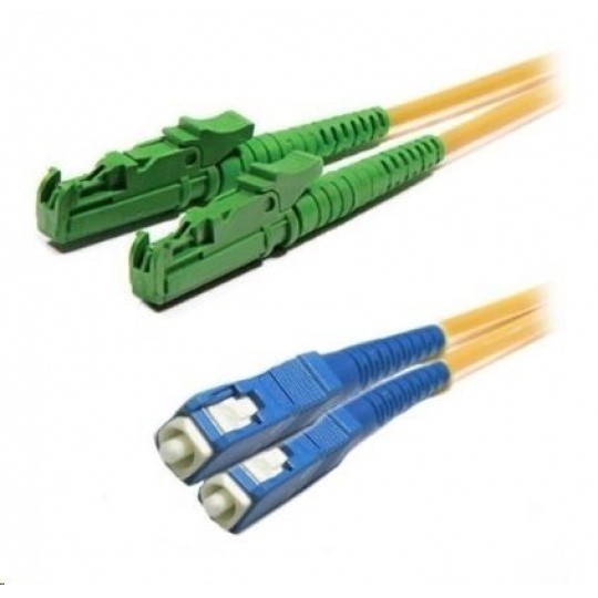 Duplexní patch kabel SM 9/125, OS2, E2000(APC)-SC(PC), LS0H, 6m