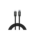 WG - Datový kabel Type-C (male) na Micro USB (male), 1 metr, černá