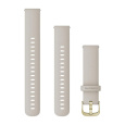 Garmin řemínek Quick Release (18 mm) Light sand, přezka light gold