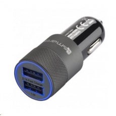 4smarts nabíječka do auta Hybrid Fast Charge, 1x USB 2,1 A, 1x USB 1 A, černá 4smarts nabíječka do auta Hybrid Fast Charge, 1x USB 2,1 A, 1x USB 1 A, černá