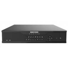 Uniview NVR, 16 kanálů, H.265, 8x HDD, 12Mpix (384Mbps/384Mbps), HDMI+VGA Full HD, (N+1), ONVIF, 3x USB, audio