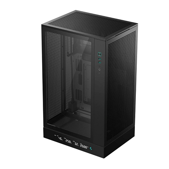 DEEPCOOL Case CH270 PLUS, mATX, Průhledná bočnice, černá