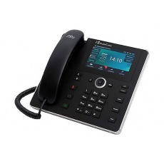 AudioCodes IP telefon 450HD, grafický displej, 10/100/1000 Mbps, PoE, černá, napájecí zdroj