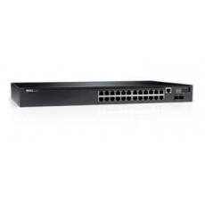 DELL Networking N2024 L2 24x 1GbE + 2x 10GbE SFP+ fixed ports Stacking IO to PSU airflow AC DELL Networking N2024 L2 24x 1GbE + 2x 10GbE SFP+ fixed ports Stacking IO to PSU airflow AC