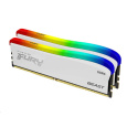 KINGSTON DIMM DDR4 16GB (Kit of 2) 3200MT/s CL16 FURY Beast Bílá RGB SE