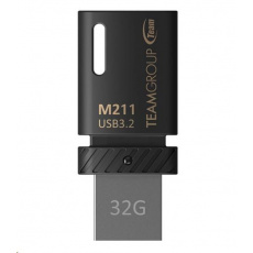 TEAM Flash Disk 32GB M211, USB 3.2 (USB-A & USB-C) TEAM Flash Disk 32GB M211, USB 3.2 (USB-A & USB-C)