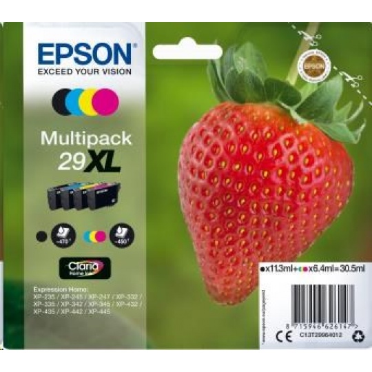 EPSON Multipack 4-colours "Jahoda" 29XL Claria Home Ink
