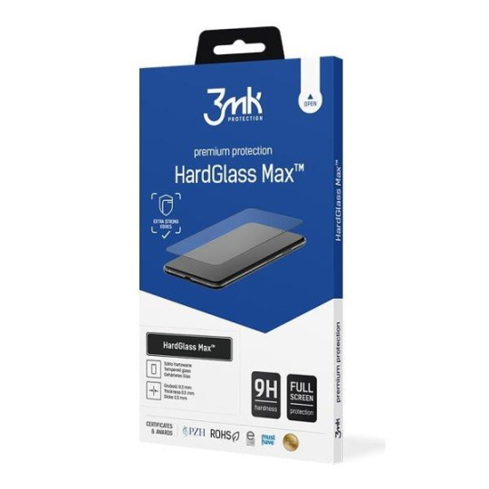 3mk tvrzené sklo HardGlass pro Apple iPhone 13 / 13 Pro / 14, černá