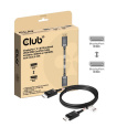 Club3D Kabel DisplayPort 2.1 na DisplayPort 2.1, DP80, 4K120Hz/10K60Hz (M/M), 1.6m, černá