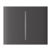 Ajax  CenterButton (2-gang) vertical - Středové dvou tlačítko, vertikální instalace, šedá