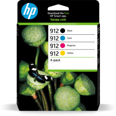 HP 912 CMYK Original Ink Cartridge 4-Pack (315 / 315 / 315 / 250 pages) HP 912 CMYK Original Ink Cartridge 4-Pack (315 / 315 / 315 / 250 pages)