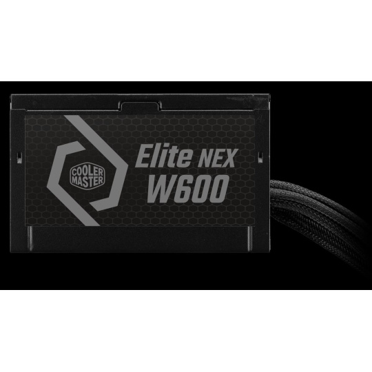 Cooler Master zdroj Elite NEX 600W 230V, 120mm, 80+ White, Mesh (opletené kabely) Cooler Master zdroj Elite NEX 600W 230V, 120mm, 80+ White, Mesh (opletené kabely)