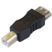 PremiumCord USB redukce A-B, Female/Male