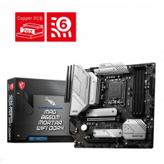 MSI MB Sc LGA1700 MAG B660M MORTAR WIFI DDR4, Intel B660, 4xDDR4, 1xDP, 1xHDMI, WI-FI, mATX MSI MB Sc LGA1700 MAG B660M MORTAR WIFI DDR4, Intel B660, 4xDDR4, 1xDP, 1xHDMI, WI-FI, mATX