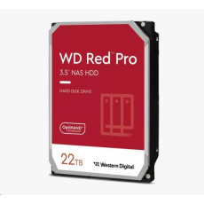 BAZAR - WD RED Pro NAS WD221KFGX 22TB, SATA III 3.5", 512MB 7200RPM, 265MB/s, CMR BAZAR - WD RED Pro NAS WD221KFGX 22TB, SATA III 3.5", 512MB 7200RPM, 265MB/s, CMR