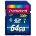 TRANSCEND SDXC karta 64GB Premium, Class 10 UHS-I 300x