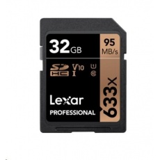 Lexar Professional 633X SDHC/SDXC UHS-I U1/U3 32GB Lexar Professional 633X SDHC/SDXC UHS-I U1/U3 32GB