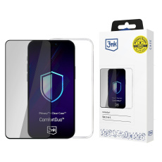 3mk kryt+tvrzené sklo ComfortDuo Privacy Clear pro Apple iPhone 12/12 Pro 3mk kryt+tvrzené sklo ComfortDuo Privacy Clear pro Apple iPhone 12/12 Pro