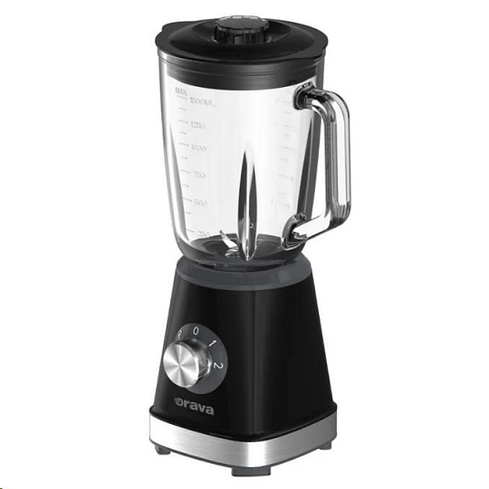 Orava Smoothie mixér, 500 W, 1,5l skleněná nádoba, nerezový 4-čepelový nůž, 2 rychlosti, funkce Pulse Orava Smoothie mixér, 500 W, 1,5l skleněná nádoba, nerezový 4-čepelový nůž, 2 rychlosti, funkce Pulse