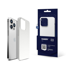 3mk ochranný kryt HARDY Silicone MagCase pro Apple iPhone 15 Pro Max, Silver-White