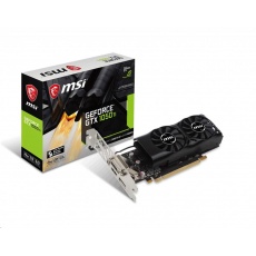 MSI VGA NVIDIA GeForce GTX 1050 TI 4GT LP, GTX 1050, 4GB GDDR5, 1xHDMI, 1xDP, 1xDVI MSI VGA NVIDIA GeForce GTX 1050 TI 4GT LP, GTX 1050, 4GB GDDR5, 1xHDMI, 1xDP, 1xDVI