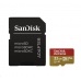 SanDisk MicroSDHC karta 32GB Extreme (100MB/s, Class 10 UHS-I V30, pro akční kamery) + adaptér